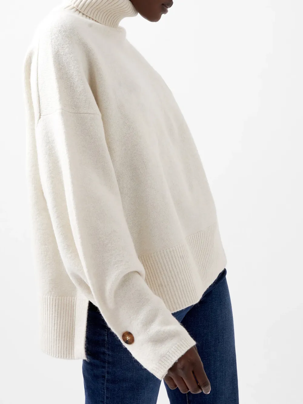 Fashionable Soft Turtleneck Loose Sweater