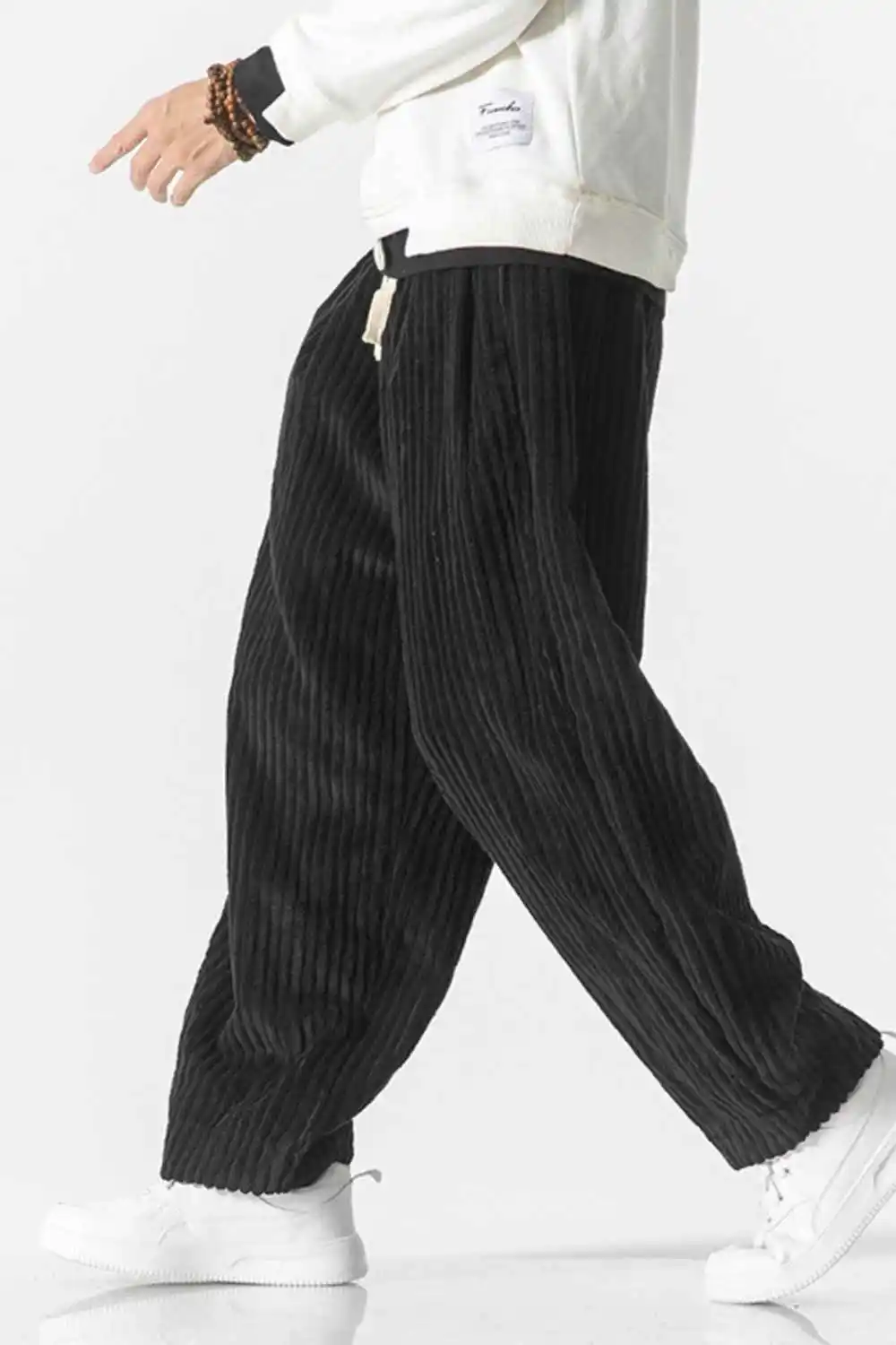 Corduroy Wide Leg Casual Pants