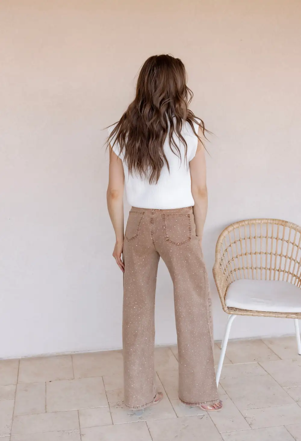 High Rise Statement Denim Jeans