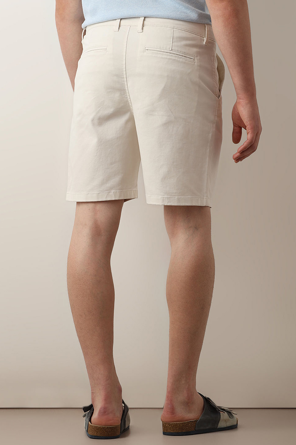 Olive Mid Rise Chino Shorts