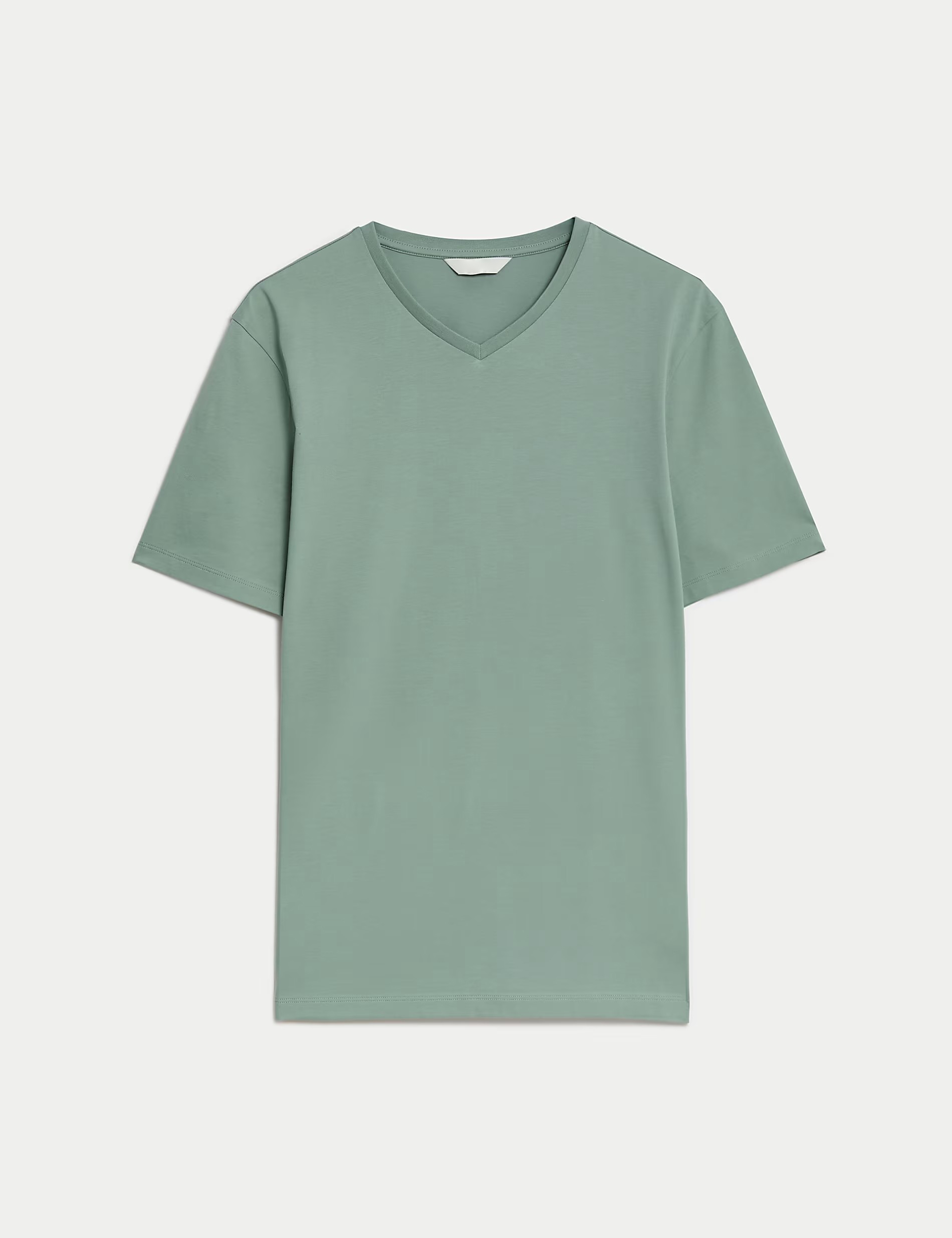 Pure Cotton V-Neck T-Shirt