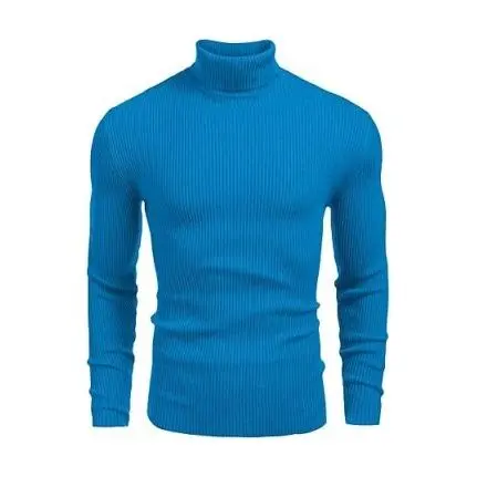 🔥 Limited-Time Sale – Men’s Knitted Ribbed Turtleneck Sweater | Warm. Stylish. Perfect for Fall & Winter.