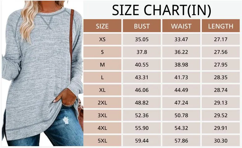 Tunic Tops for Women 2025 Long Sleeve Shirts for Leggings Loose Fit Sweaters