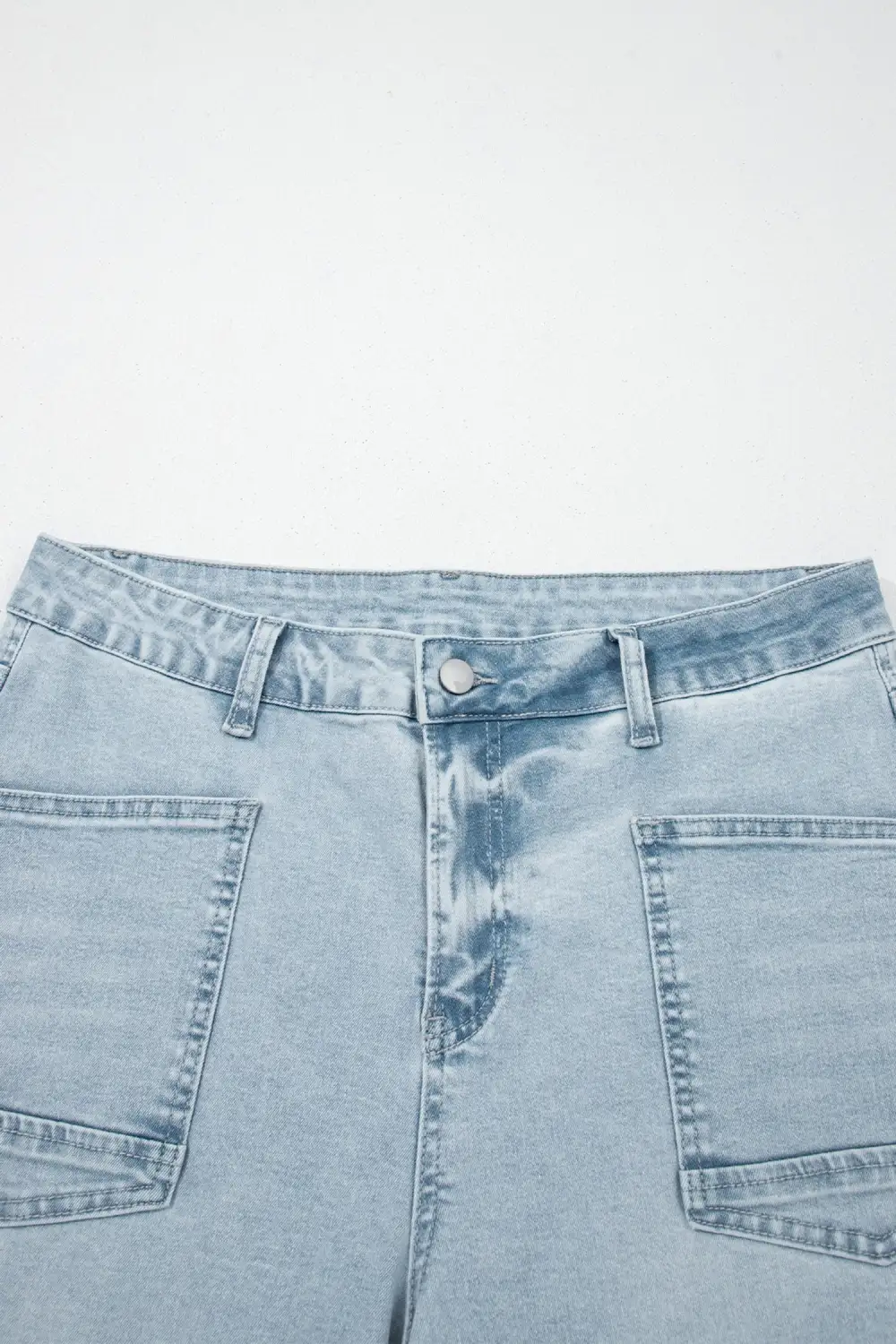 Everyday Frayed Cropped Straight Jeans