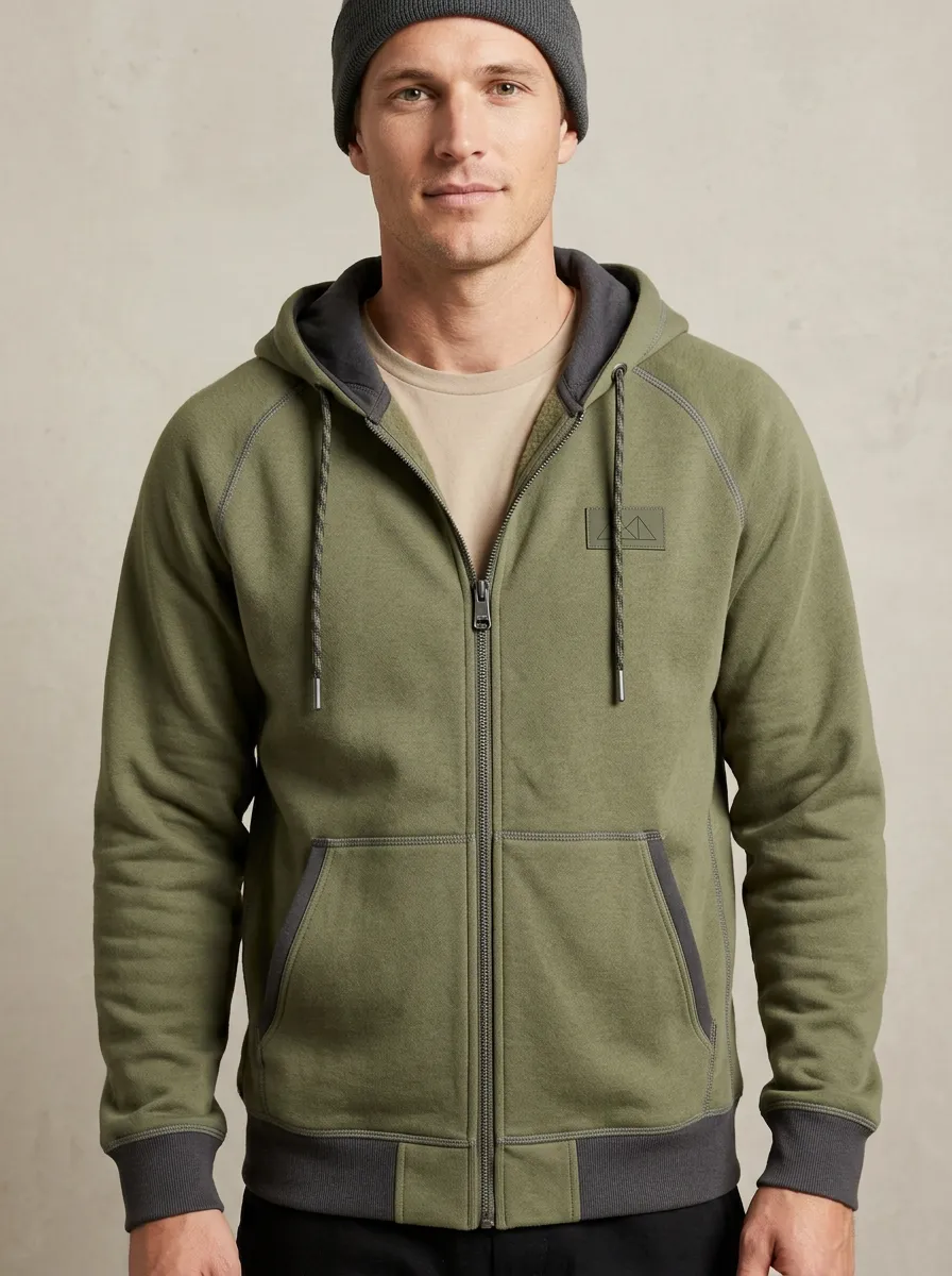Training Mountain Graphic Zip-Up Shape Men's Sport Jacket