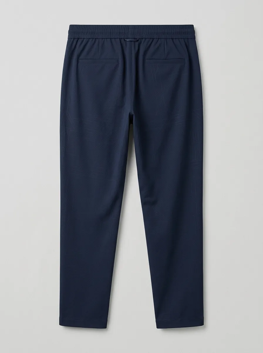 Heritage Geometric Ice Silk Outdoor Look Men's Ice Silk Casual Pants