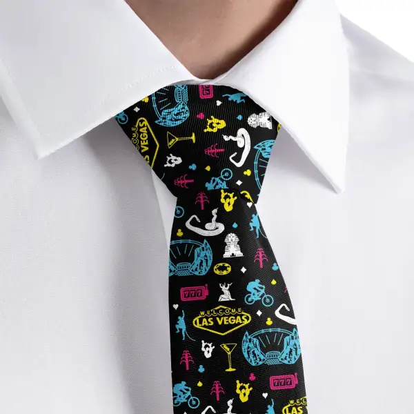 Modern Heritage Emblem Design Necktie