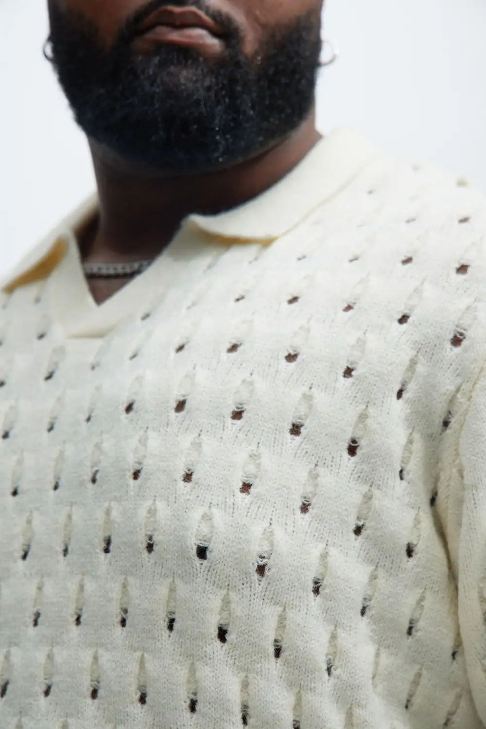 Hollow Textured Polo