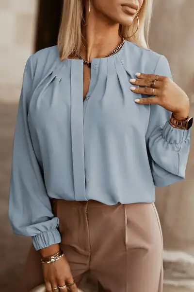 Relaxed Crew Neck Shirt