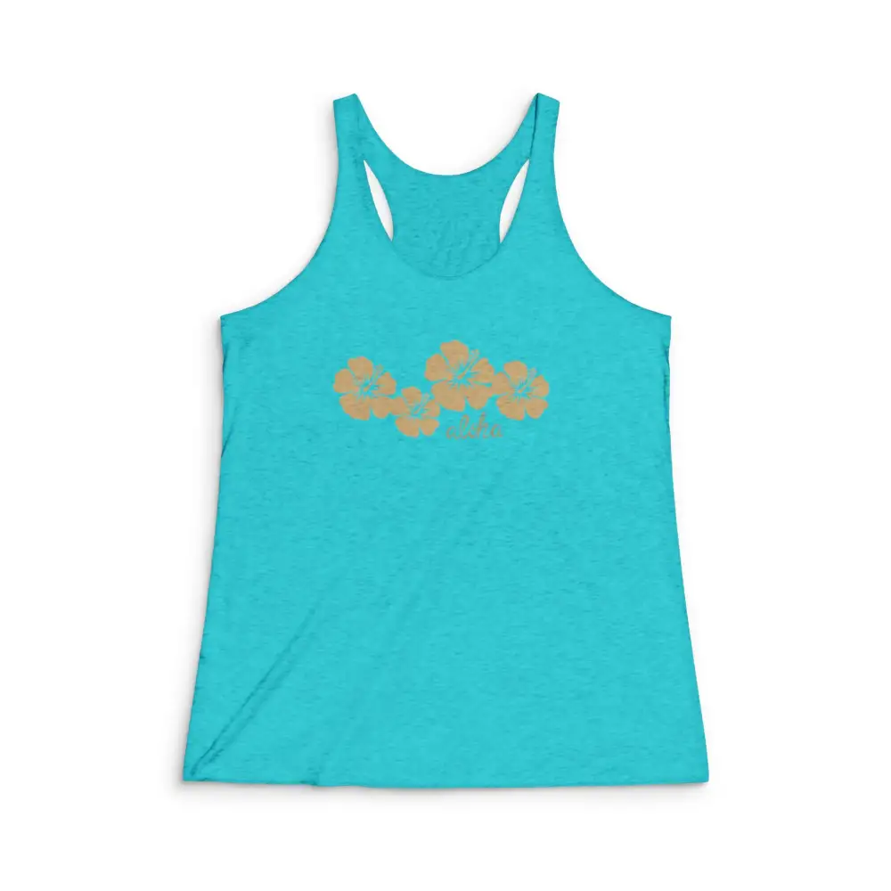 Hibiscus Floral Racerback Tank