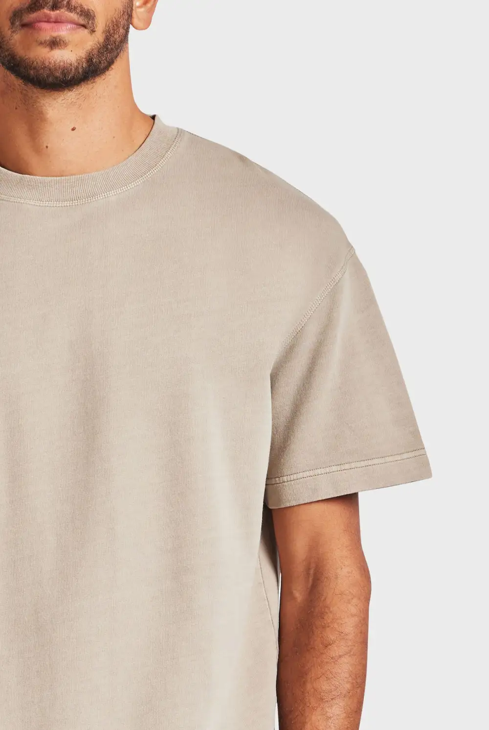 Seasponge Colored Short Sleeve Crew Neck Tee