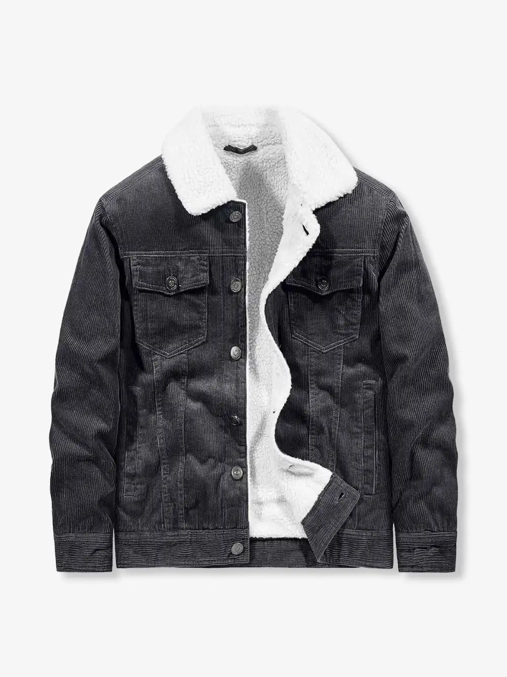 Men's Corduroy Pocketed Bomber Jacket