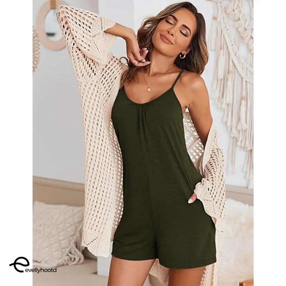 Plus Size Women's Fashion Wide Leg Suspender Jumpsuit