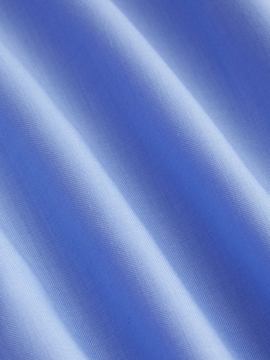 Collar Solid Button Long Sleeve Blouse Bodysuit