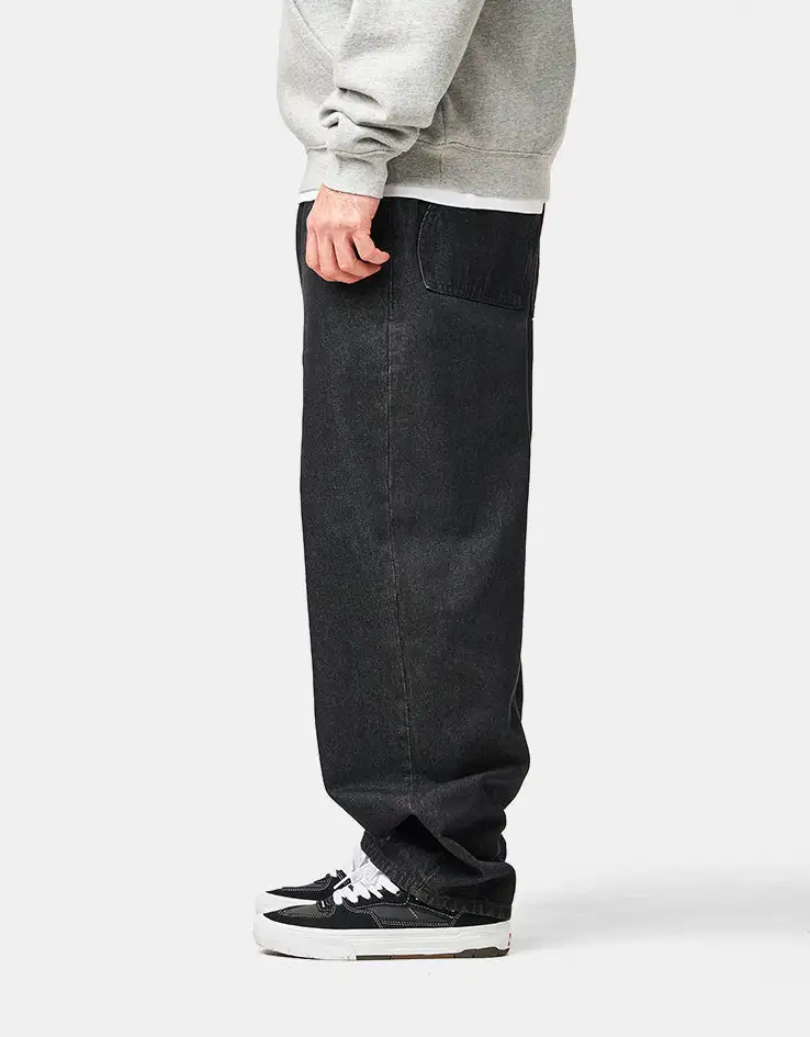 Men's Soft Washed Baggy Stretch Denim Jeans