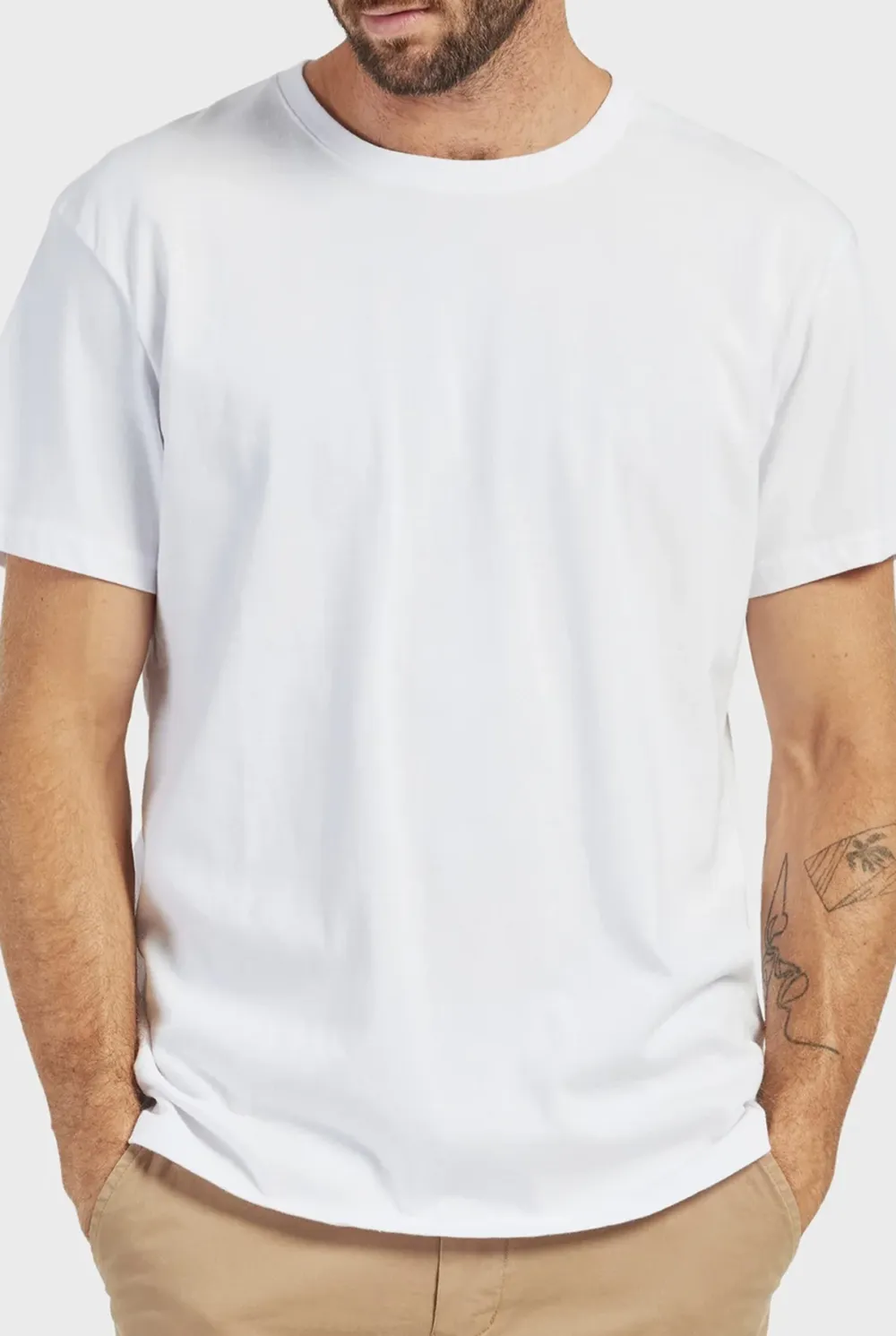 Navy Short Sleeve Crew Neck Tee