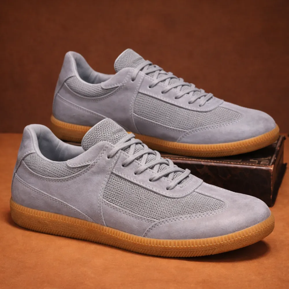 Suede Mesh Sneakers