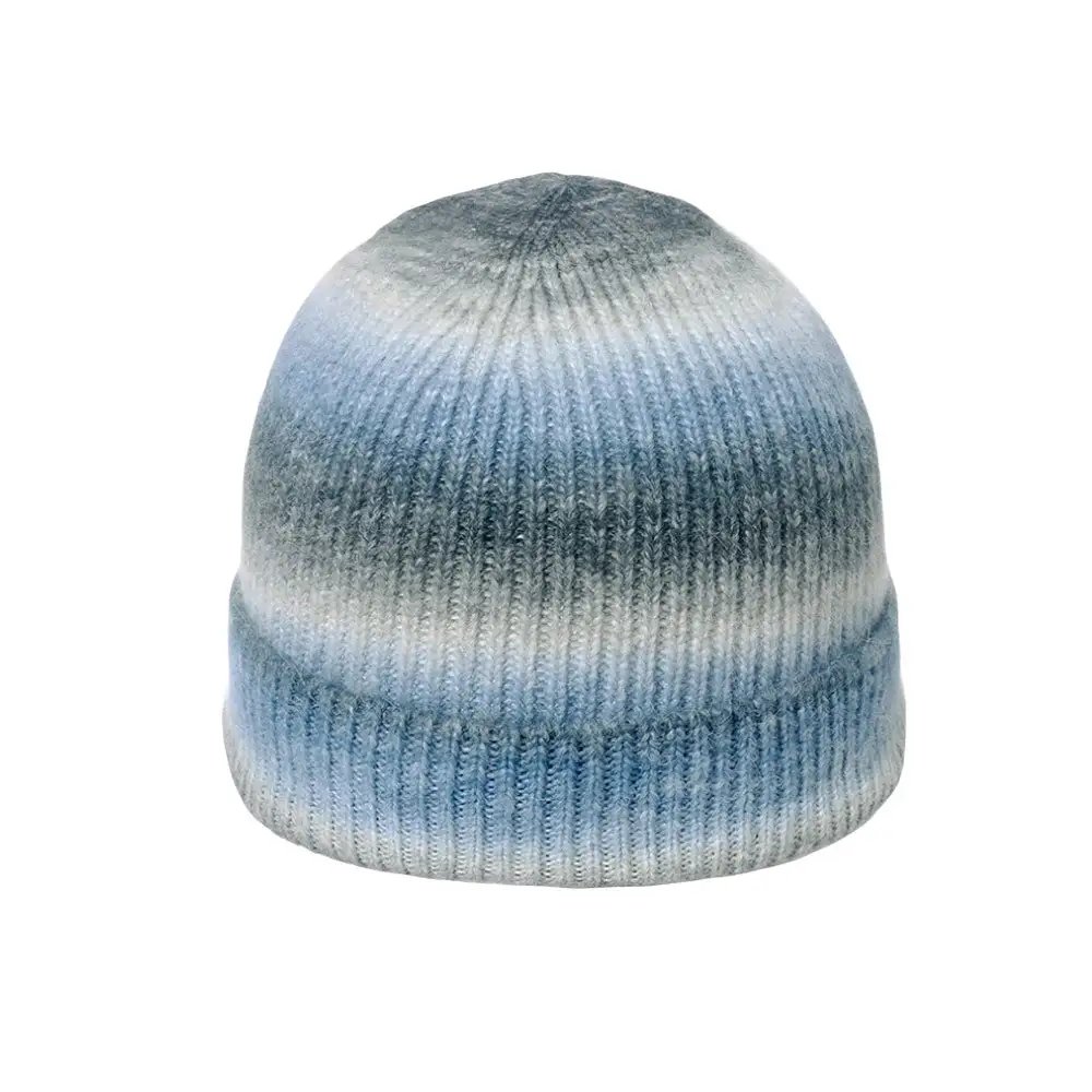 Knit Ribbed Slouchy Beanie Hat