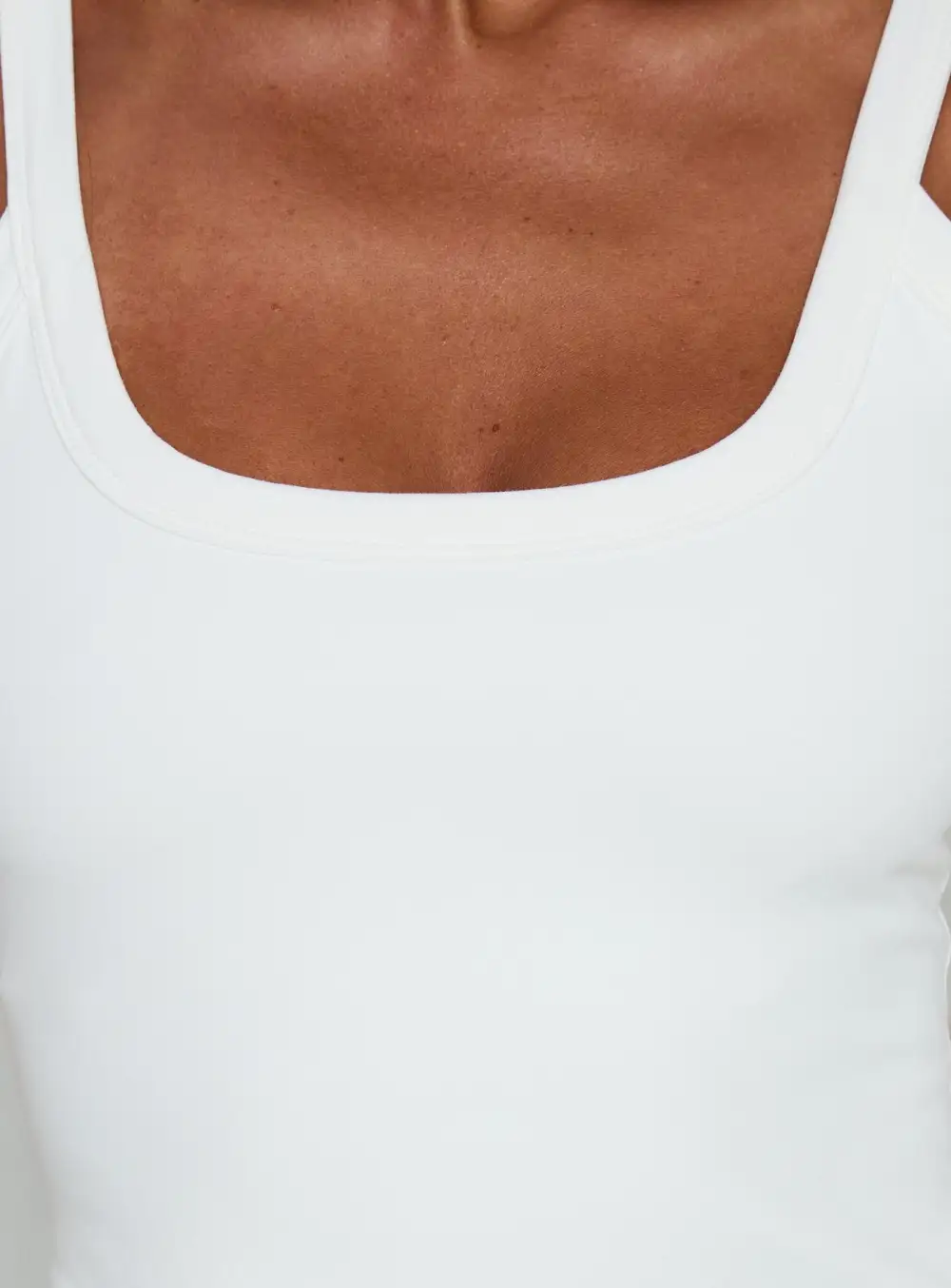 Everyday Cinched Longline Scoop Neck Tank Top