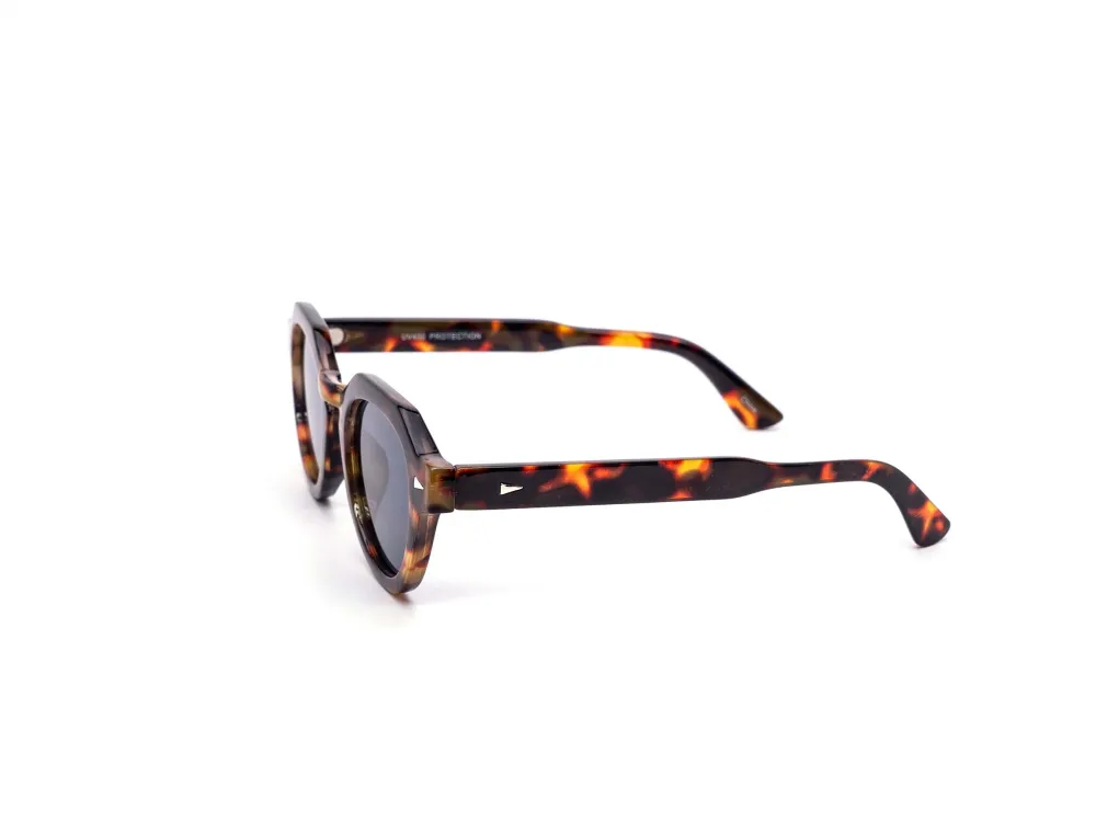 12-Pack Chunky Metal Round Sunglasses