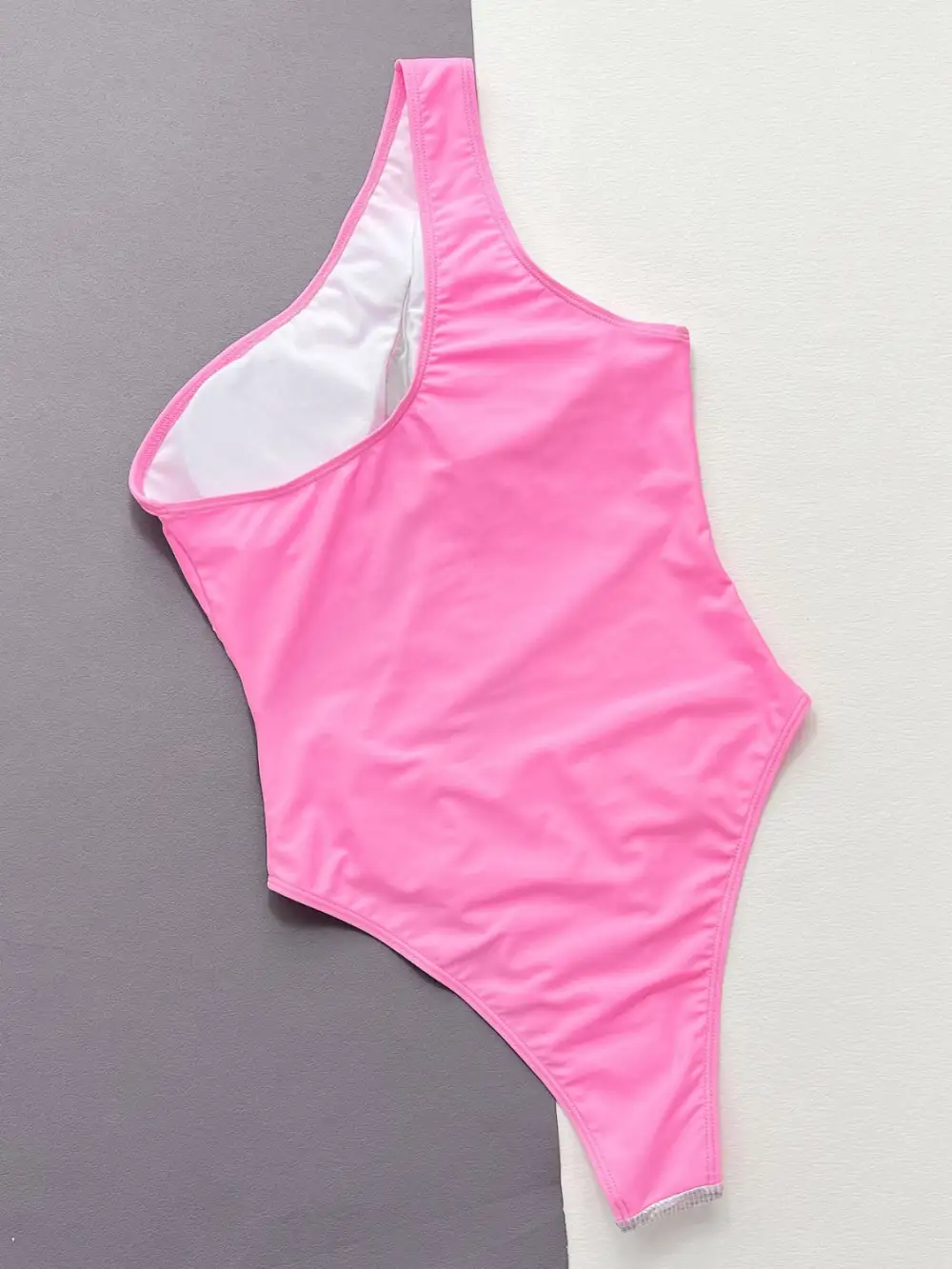 Contrast Panel One Piece Swimsuit