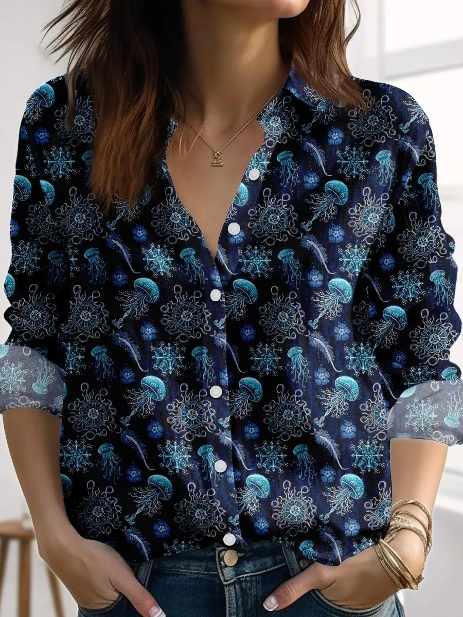 Jellyfish Print Shirt