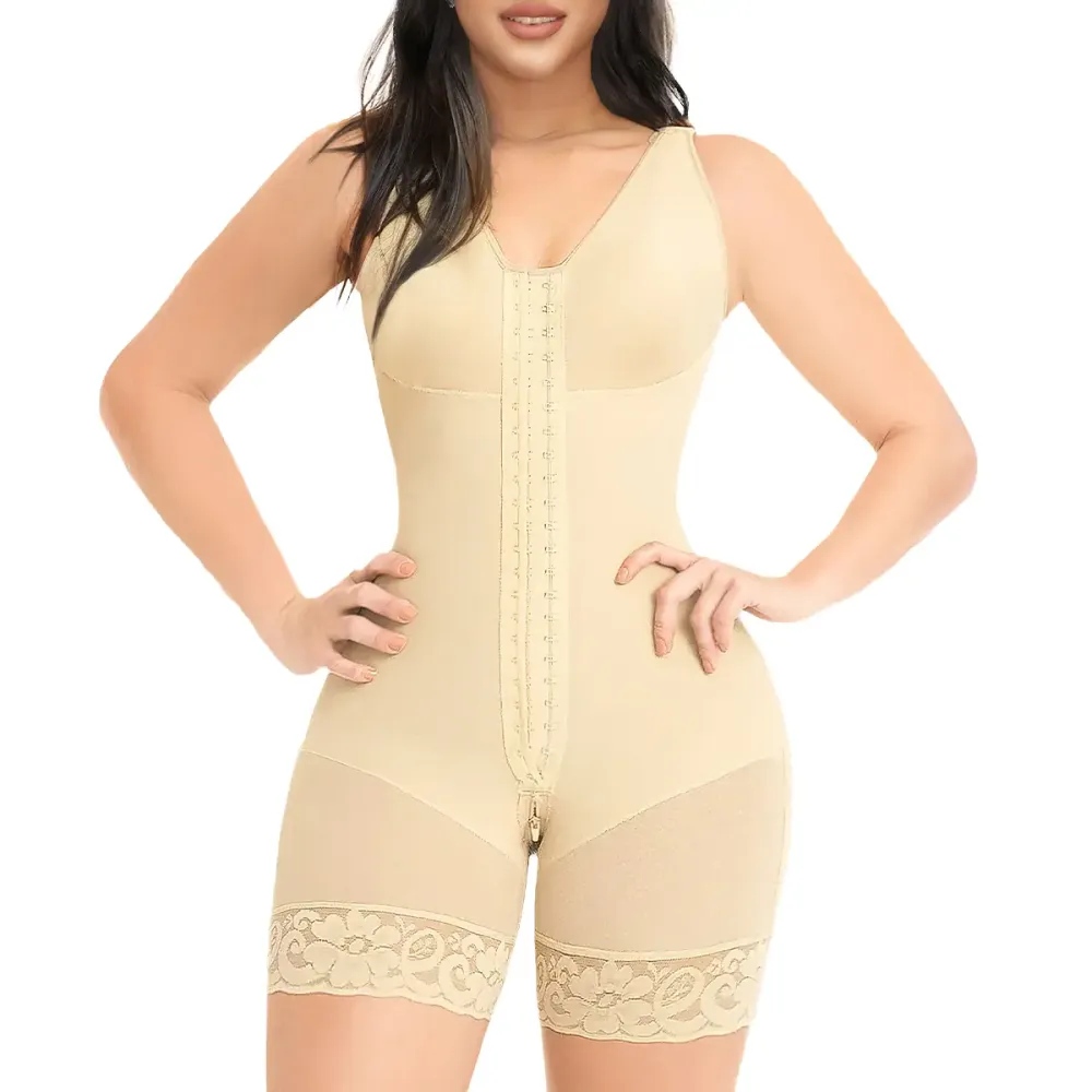 Fajas Colombianas Shapewear for Women Tummy Control Full Shapewear Butt Lifter with Zipper Crotch SpringStatements