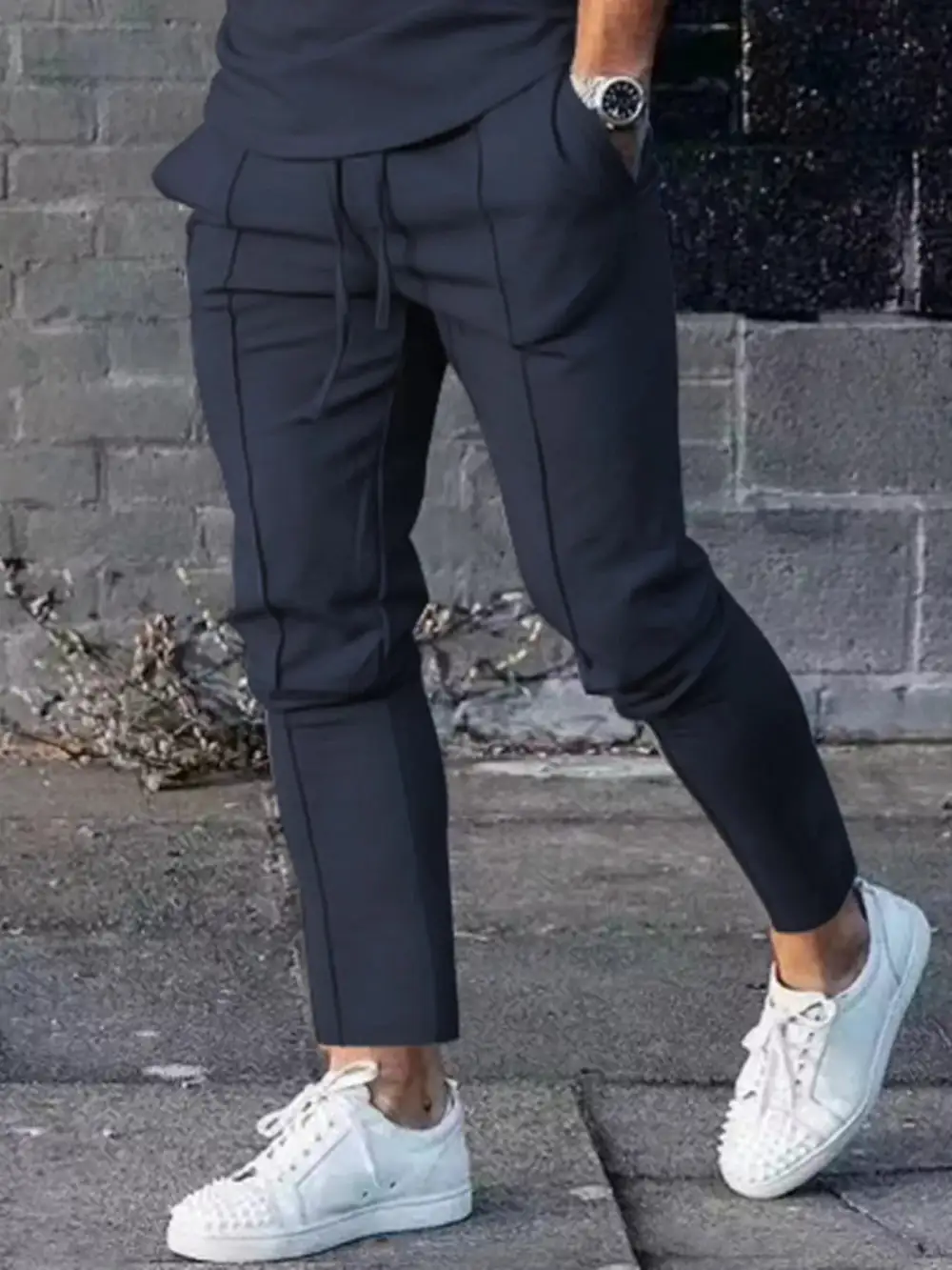 Refined Men's Full Size Casual Drawstring Pants Plus Size