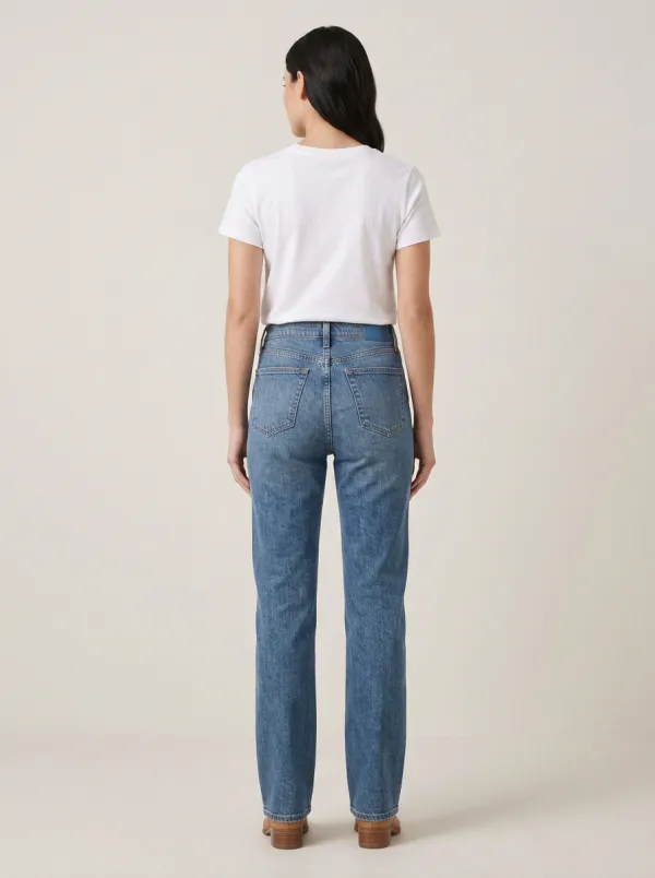 Laid-Back Printed Denim Jeans