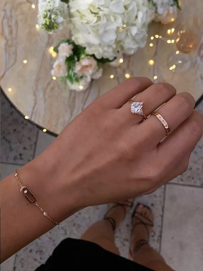 Pleated Curved Bracelet