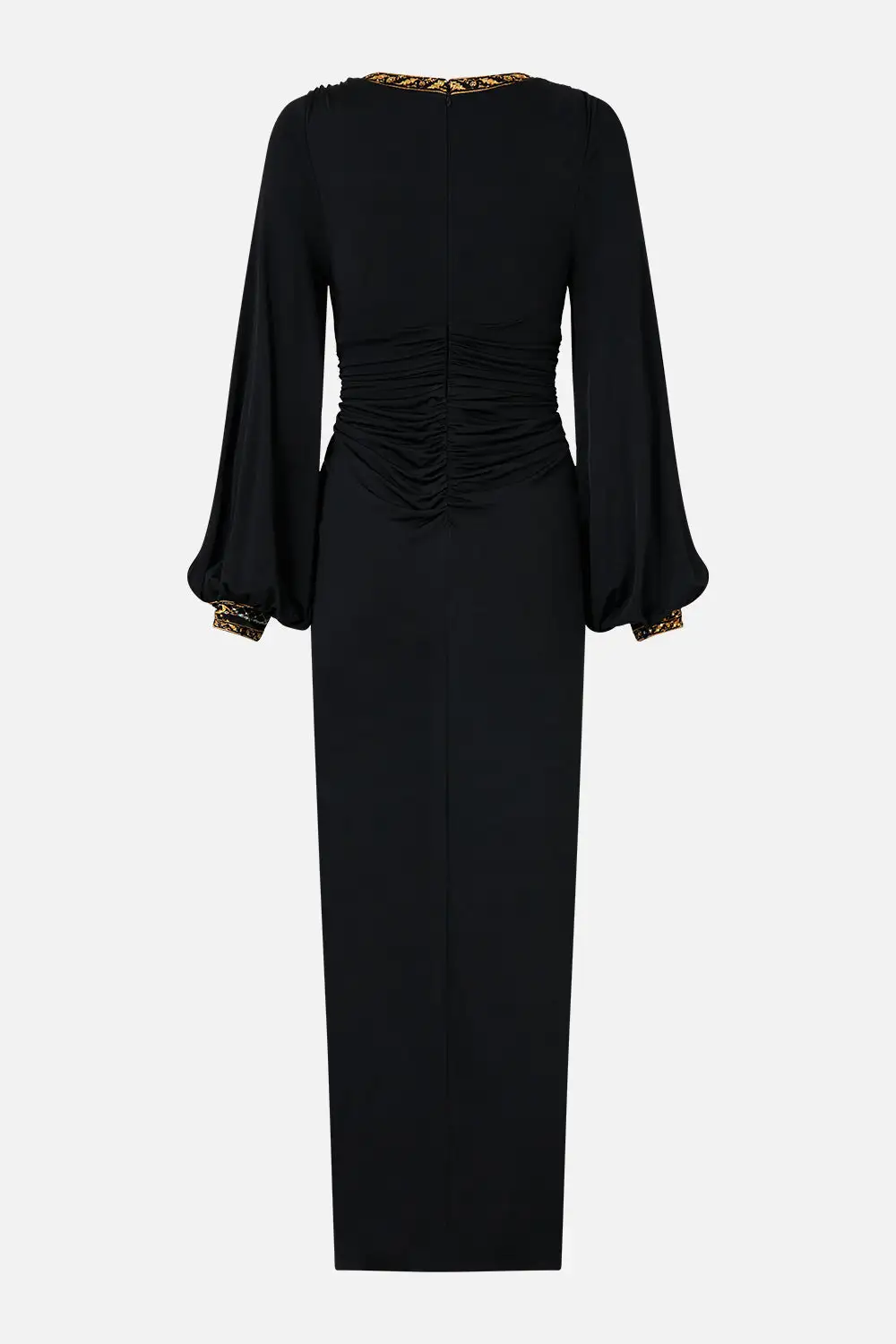 Waisted Draped Jersey Dress