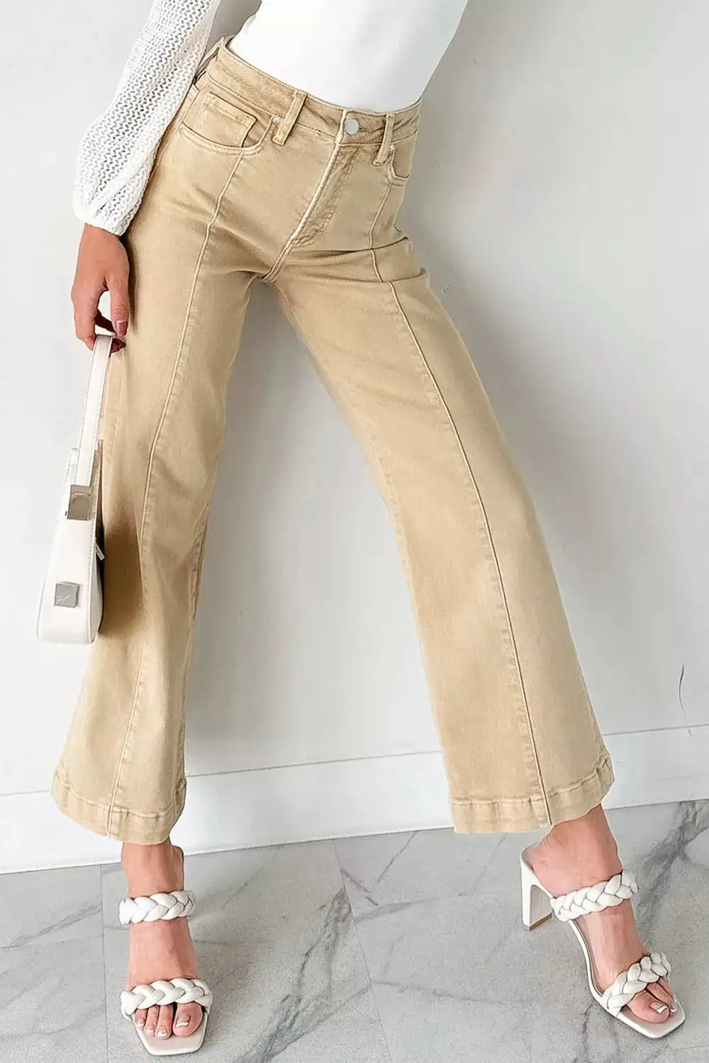 Modern Wide Leg Denim Jeans