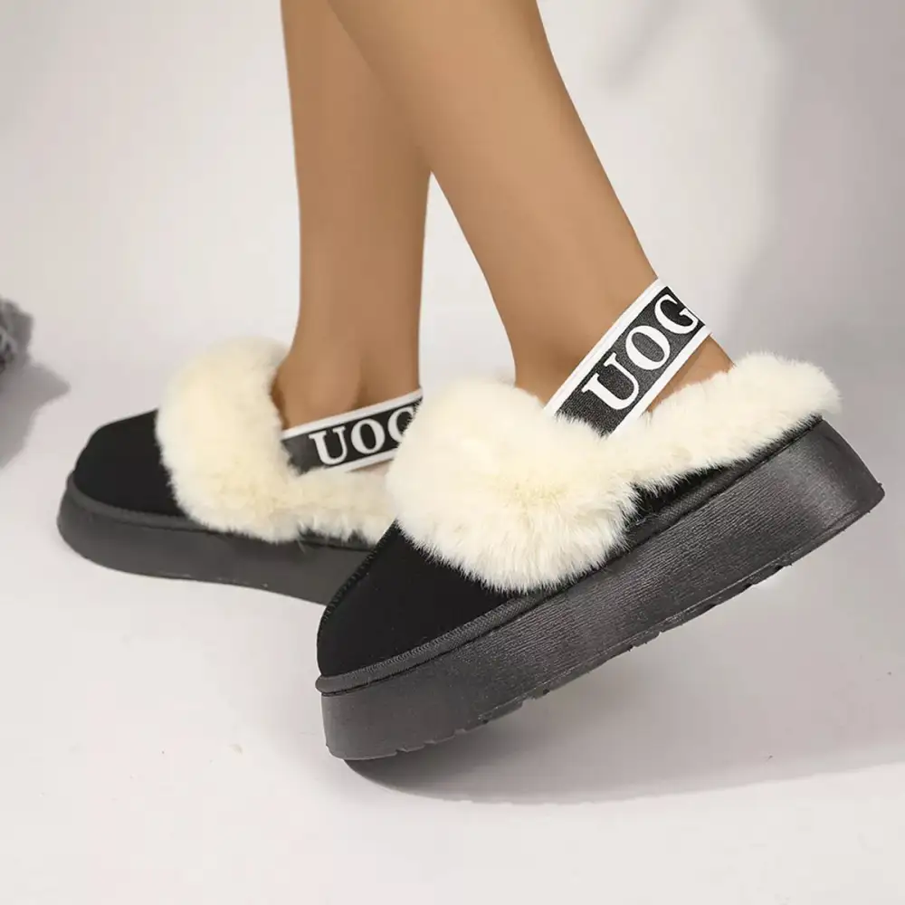 Refined Round Toe Platform Ankle Boots