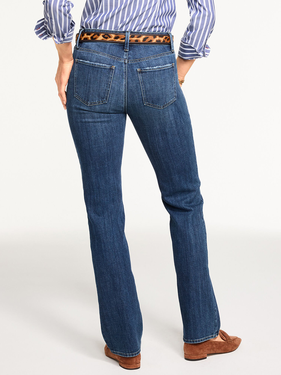 Women'S Elegant Style High-Waist Denim Mini Flared Pants