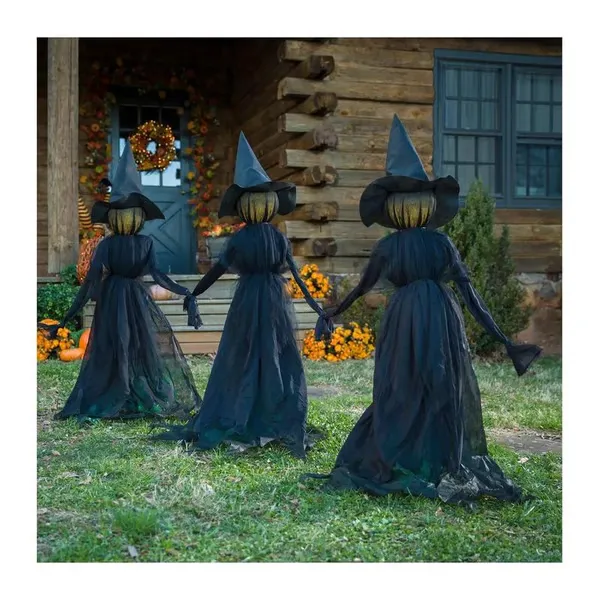 🎃2025 Halloween Sale 🧙‍♀️Lighted Halloween Witch Stakes