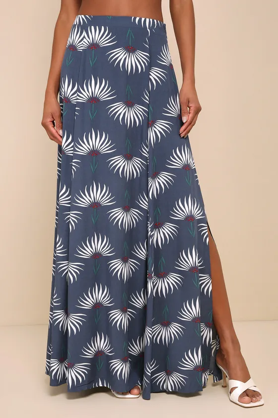 Trancoso Coral Floral Print Two-Piece Maxi Dress