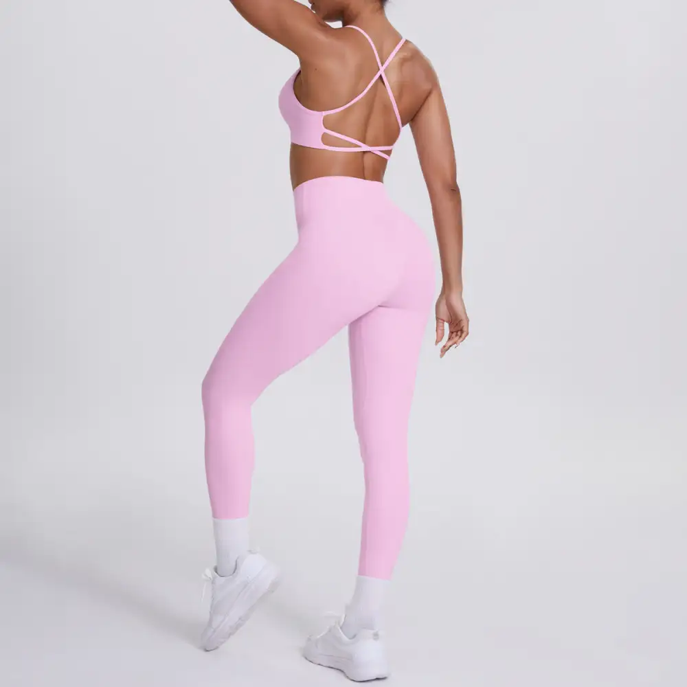 Quick-Dry Backless Two-Piece Activewear Active Set
