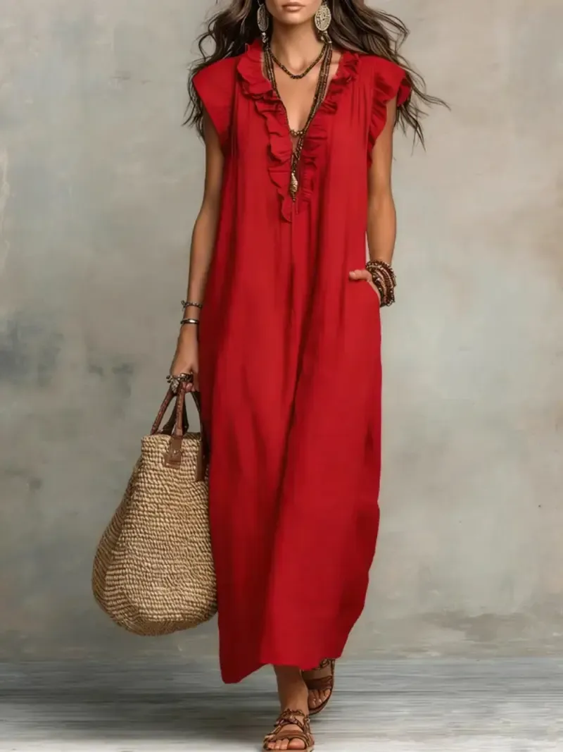 Bohemian maxi dress