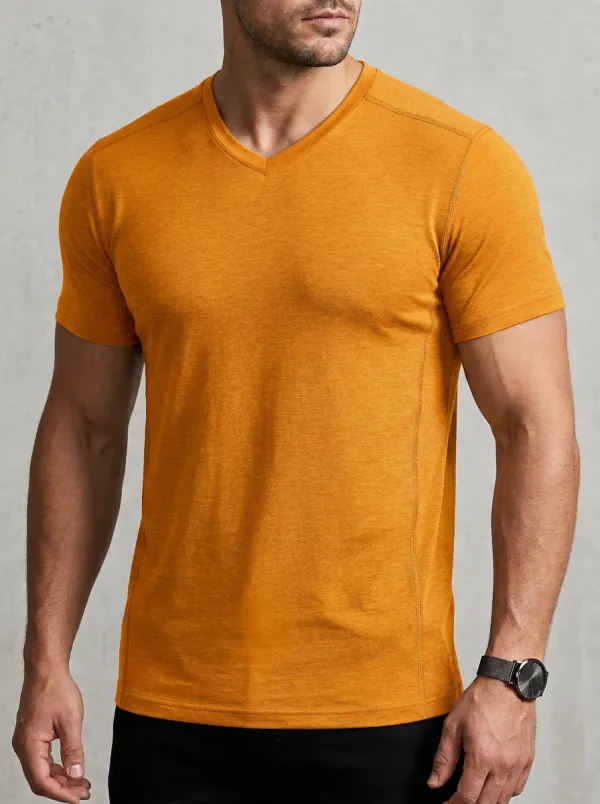 Men's V-Neck Slim Fit T-Shirt