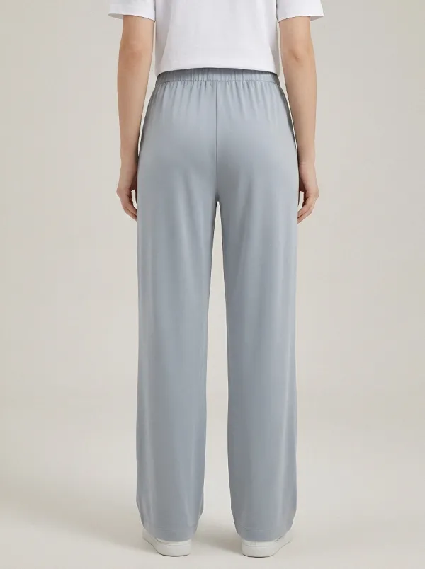Women's Ice Silk Wide-Leg Lounge Casual Pants