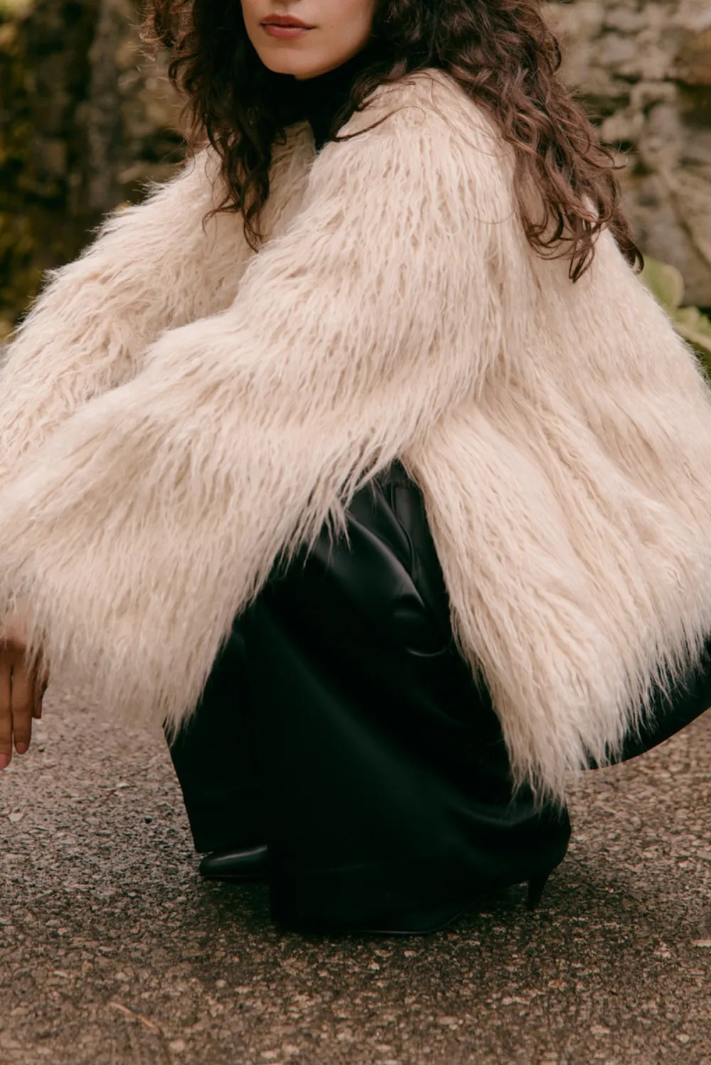 Faux Fur Oversized Jacket