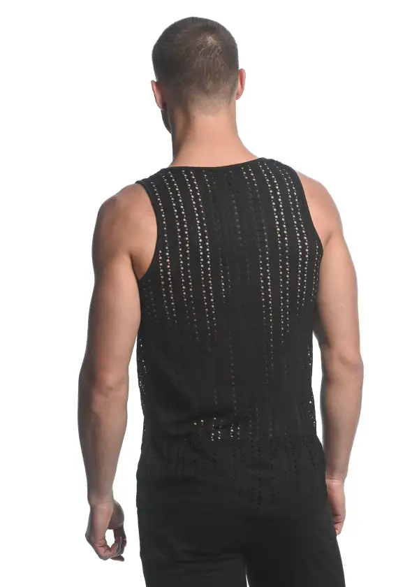 Relaxed Textured Knit Tank Top