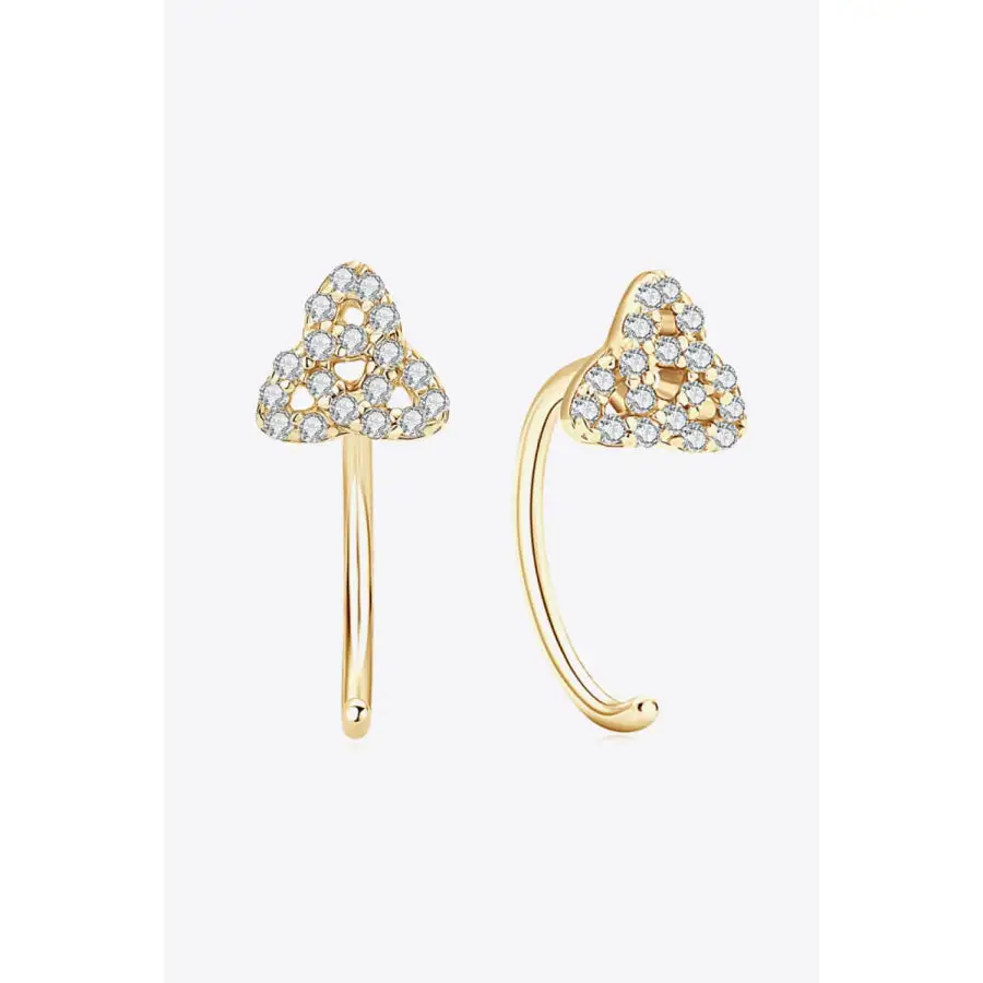 Timeless Moissanite Sterling Silver Earrings
