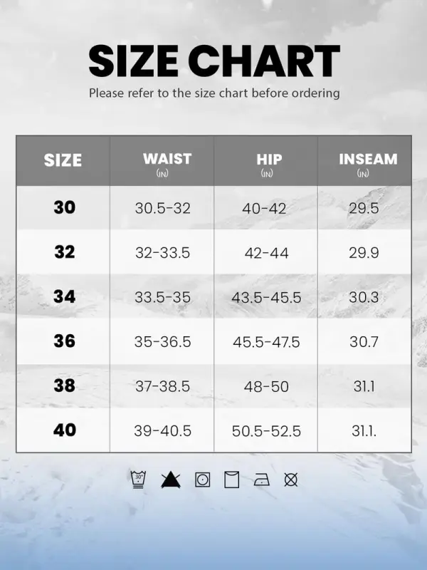 🏔️ Men’s Waterproof Insulated Pants – Built for the Cold. Made for Adventure.