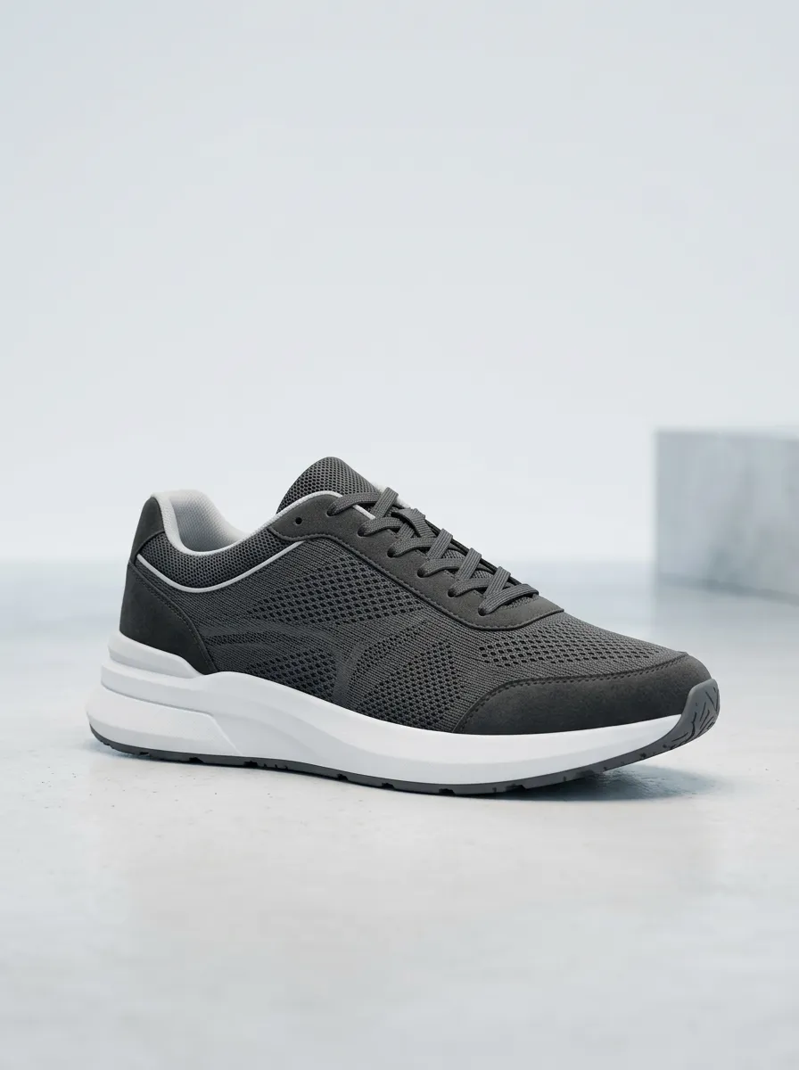Functional Mesh Minimalist Modern Look Men's Running Shoes