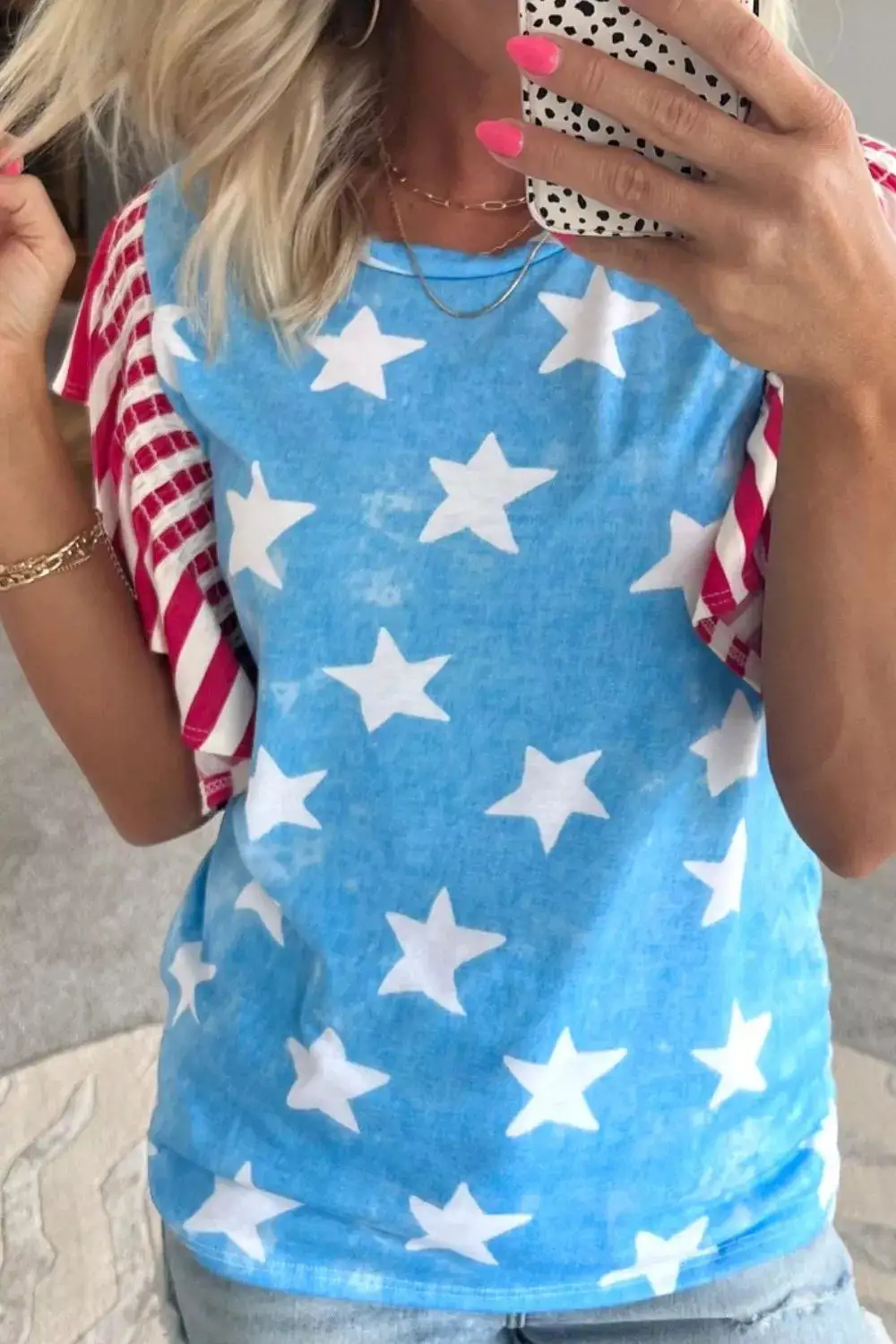 Ruffled Striped Top