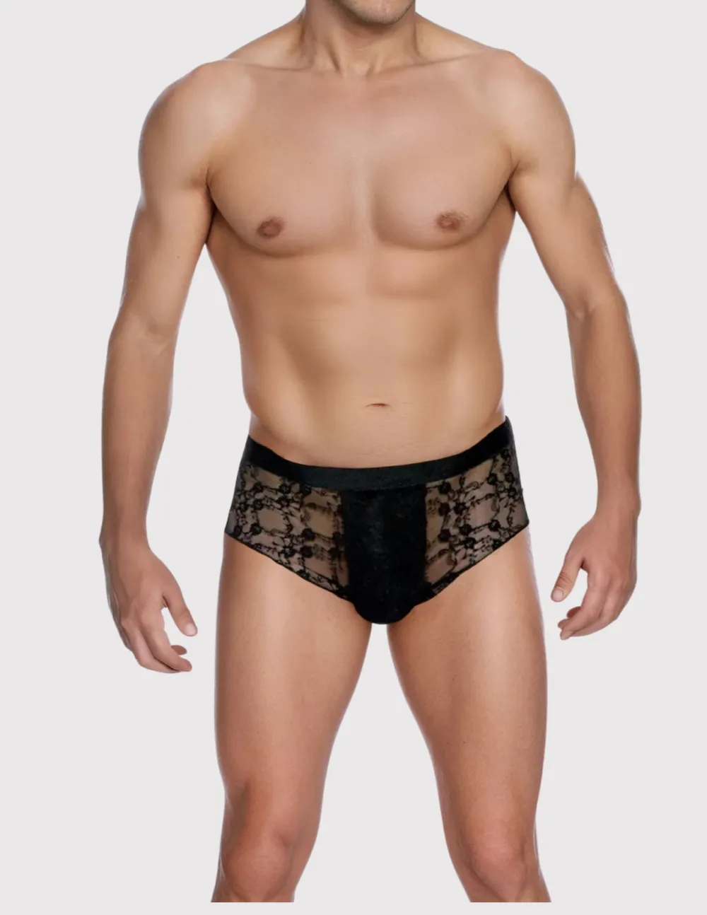 Minimal Lace Sculpted Men's Briefs