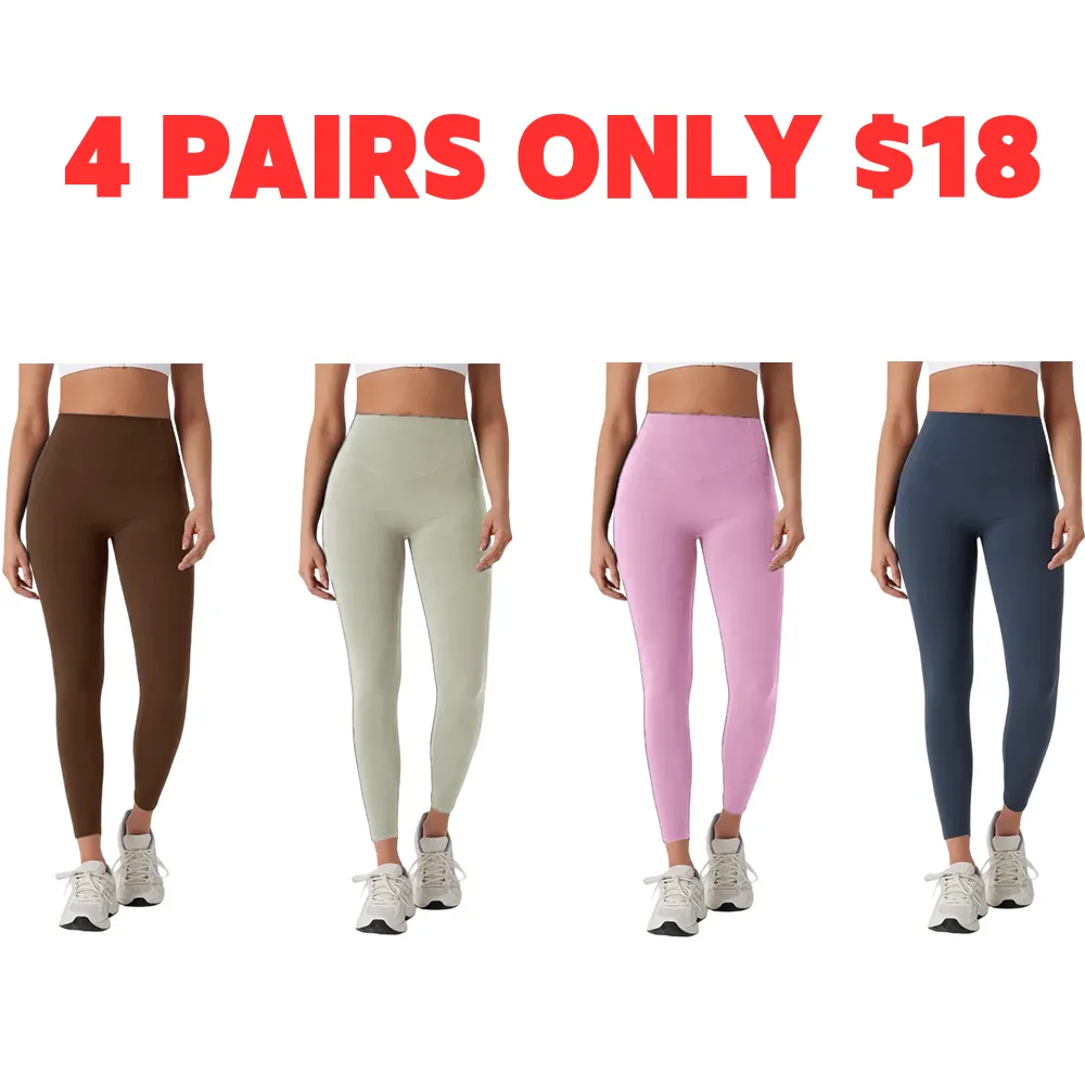 Women's UltraSculpt SoCinched High Waisted Tummy Control Butt Lifting Ruched Side Pocket Shaping Yoga Leggings
