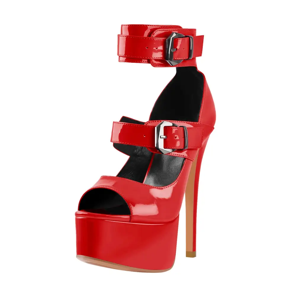 Peep Toe Platform Stiletto Sandals