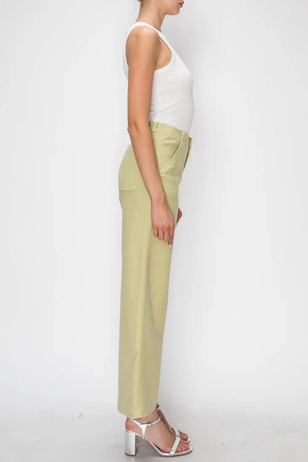 Easygoing High Rise Wide Leg Relaxed Denim Jeans